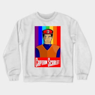 Captain Scarlet Retro Poster Style Crewneck Sweatshirt